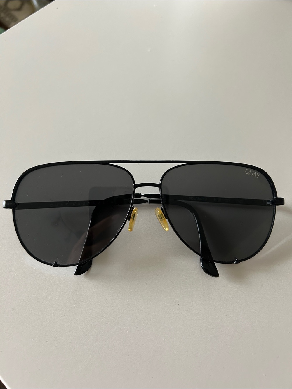 Large QUAY Aviator Sunglasses